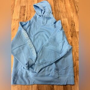 Wild Fable Women’s Large Blue‎ Graphic Hoodie Oversized Cozy Surf Pullover